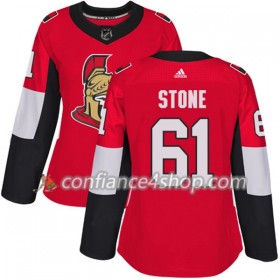 Adidas Maillot de Hockey Ottawa Senators Mark Stone 61 2017-2018 Rouge Authentic - Femme